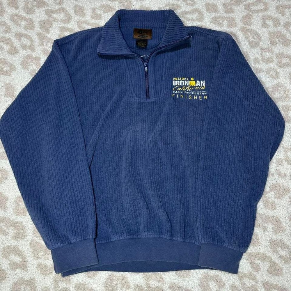 Vintage 2001‎ Ironman California Finisher Quarter Zip — Small